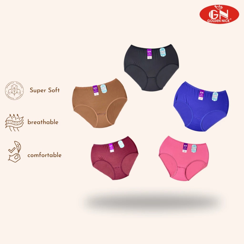 ( 3pc ) CD Golden Nick 921 Extra Soft | Celana Dalam Wanita Golden Nick | CD Wanita - Syahfa Online