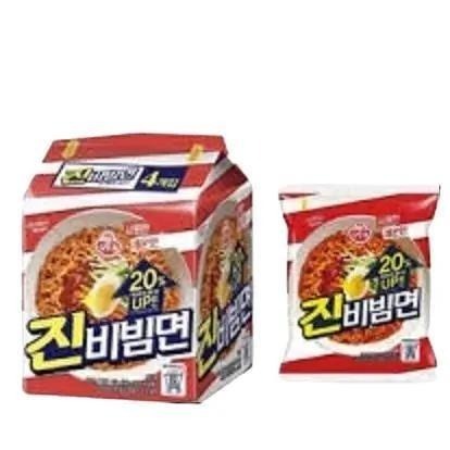 OTTOGI Ramen Jin Bibim (Mi Instan Goreng Korea) 624gr (156gr@4pcs)
