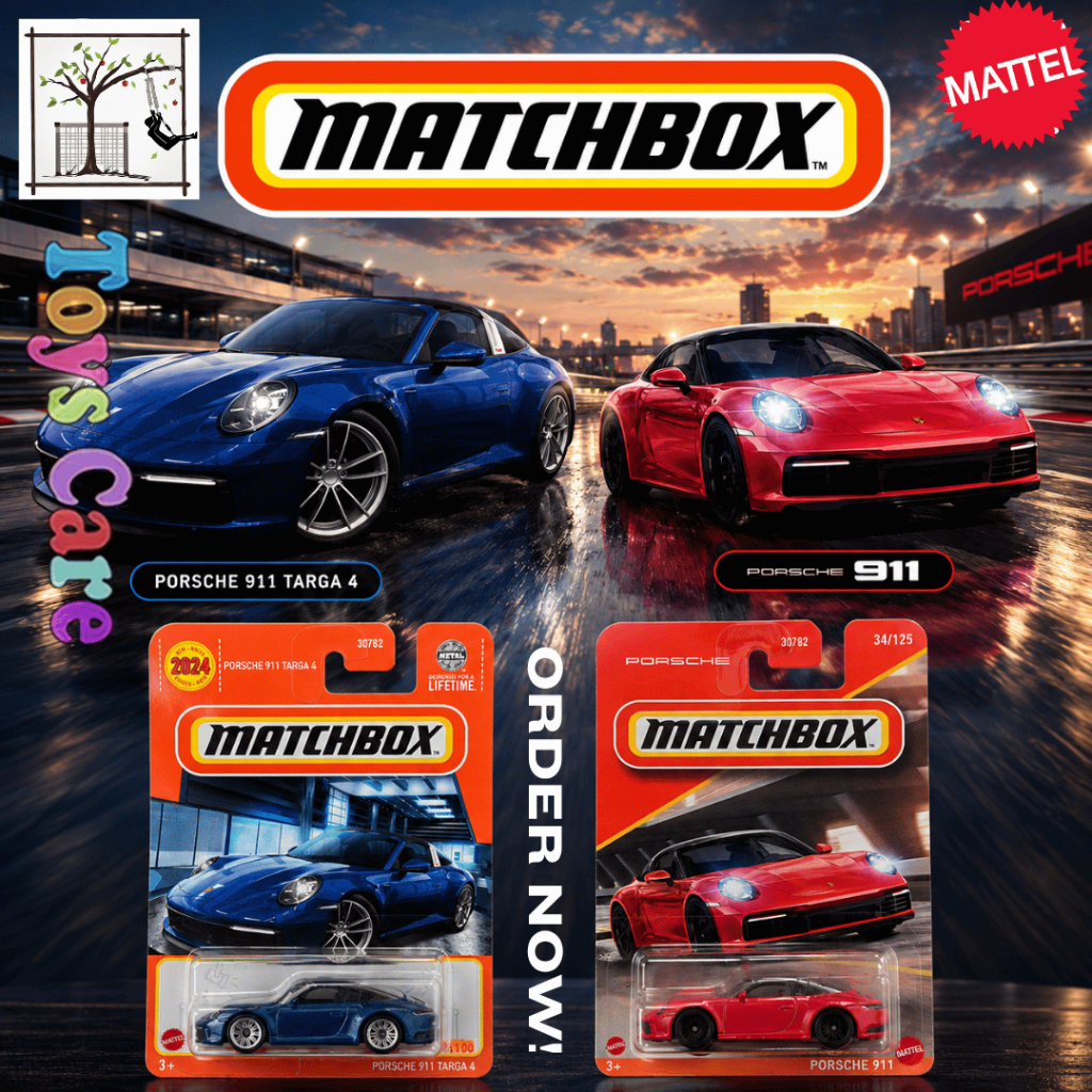 MATCHBOX PORSCHE 911 TARGA 4 BIRU - 911 CARERRA GT2 GT3 RS RWB