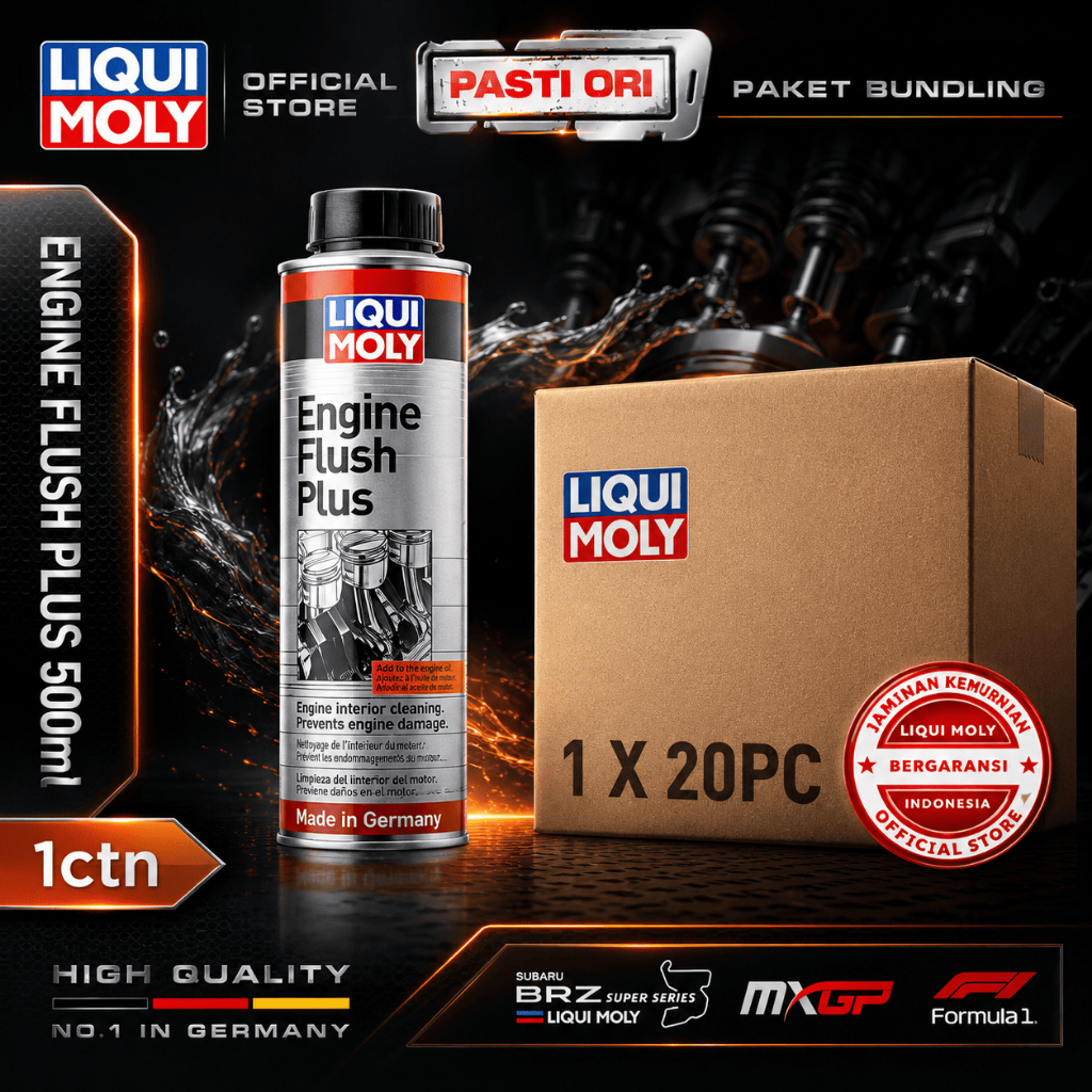 [Paket 1 Dus Additive] Liqui Moly Engine Flush Plus 300 ML - 8374