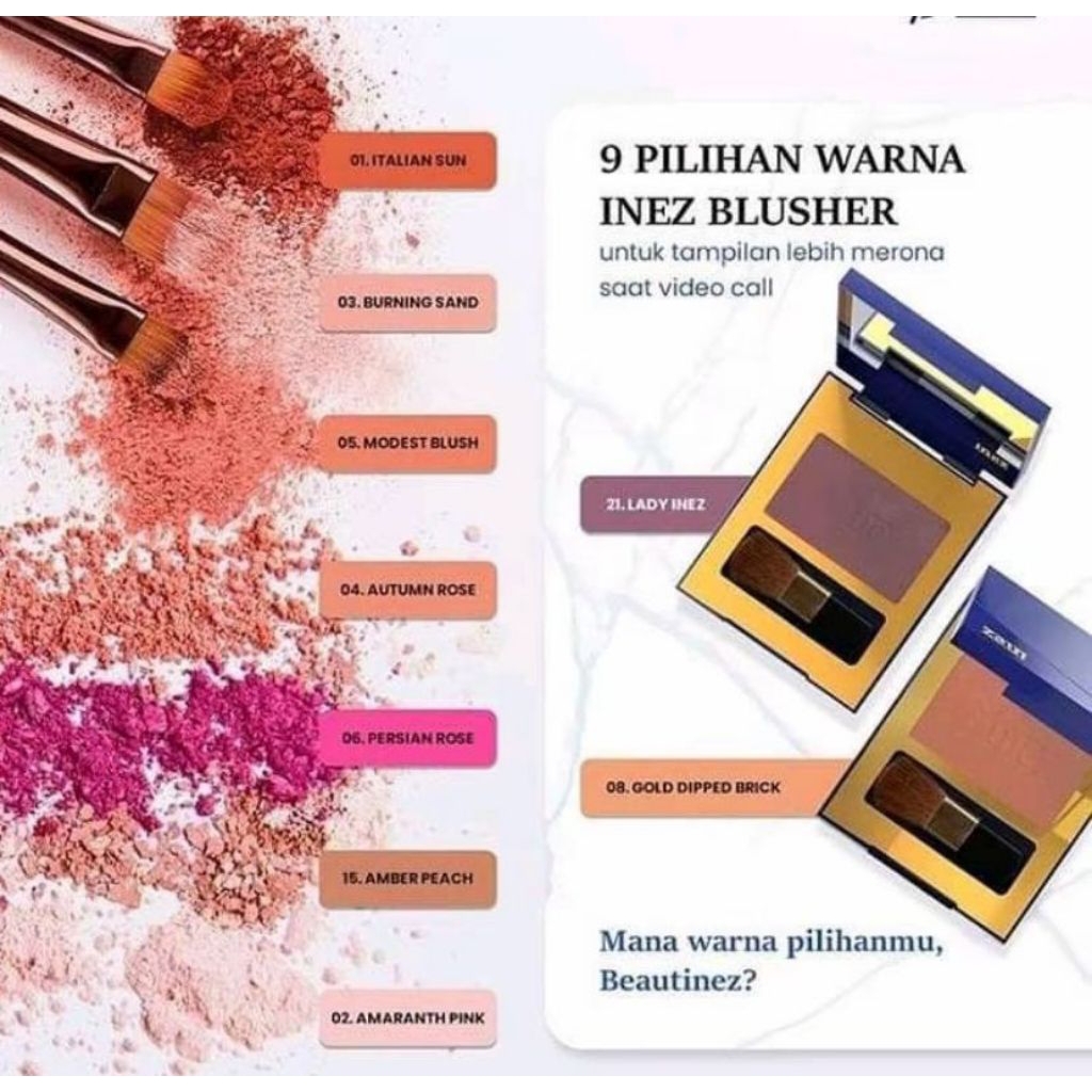 INEZ BLUSH ON
