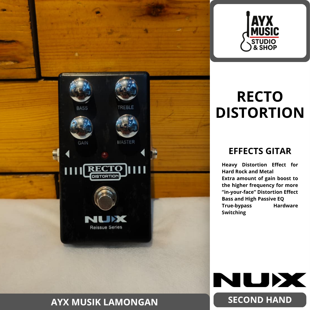 NUX Recto Distortion | Efek Gitar NUX