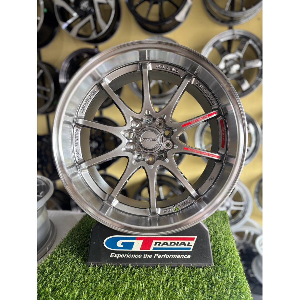 velg ce28 r18 5x114pcd L9,5 et25 hyper black lip polish