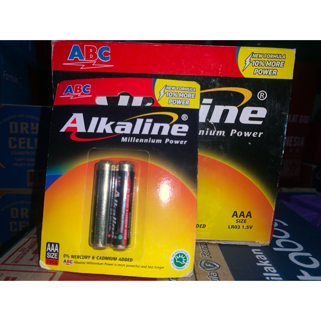 Baterai Alkaline ABC AAA Isi 2 1Box