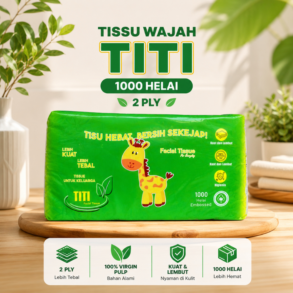 TISSUE TITI FACIAL 1000 HELAI