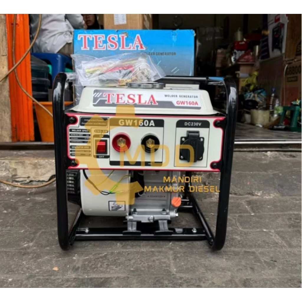 GENSET LAS BENSIN 160A TESLA/Genset Las 160 Ampere Welding Generator Tesla GW160A