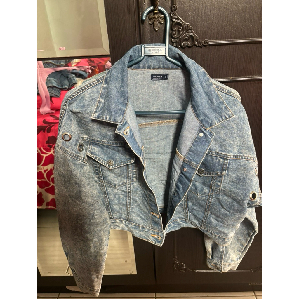 jaket jeans colorbox