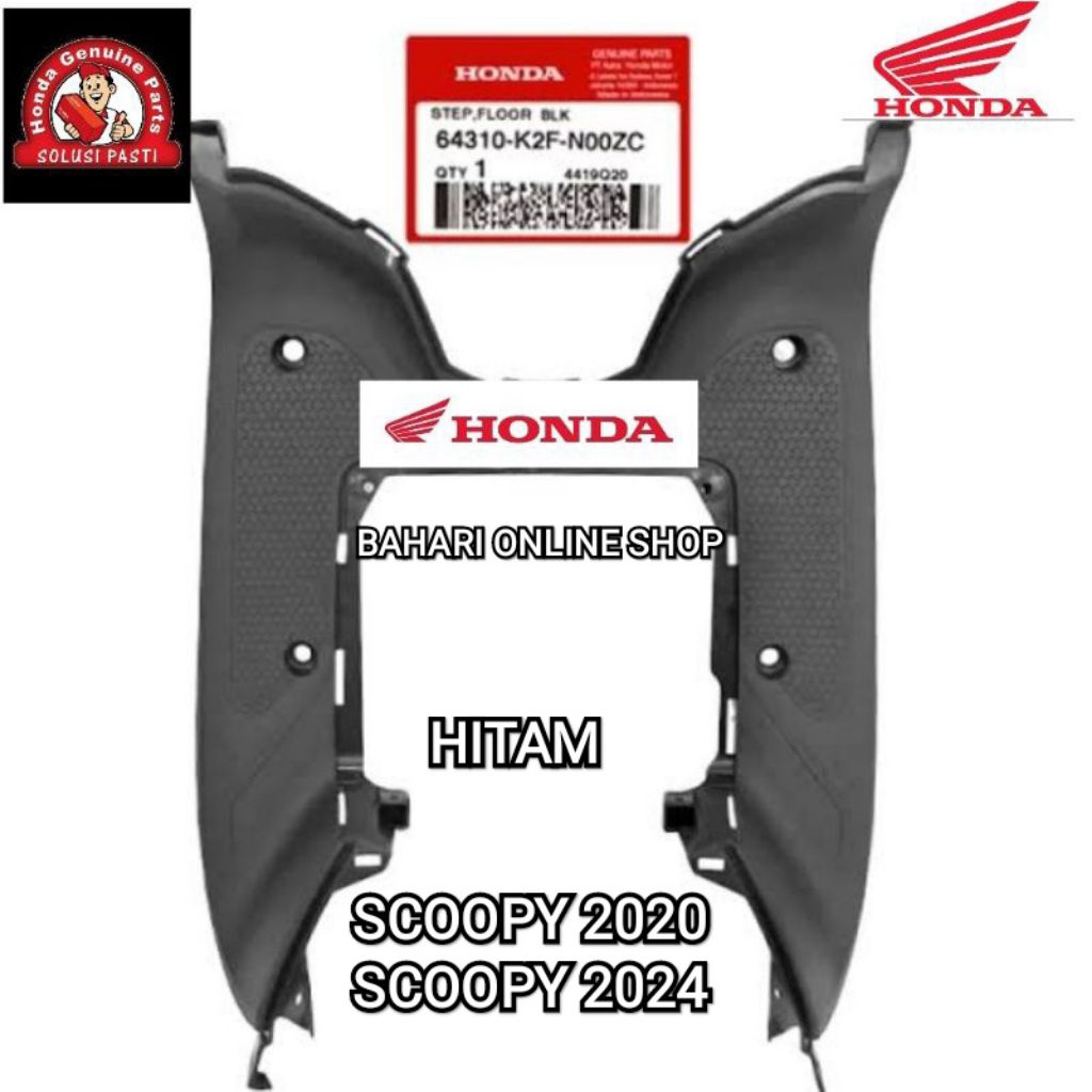 Dek Atas Lantai atau Bordes Pinjakan kaki Honda Scoopy Fi new 2020 2021 2023 Original Resmi 64310-K2