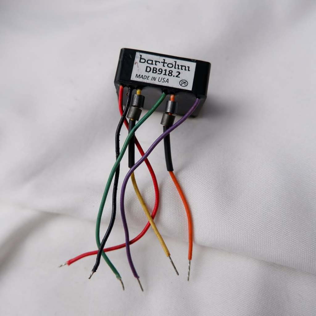 NOS Bartolini DB918.2 USA Preamp Bass Adjustable Gain Buffer for magnetic  n delano seymour duncan d