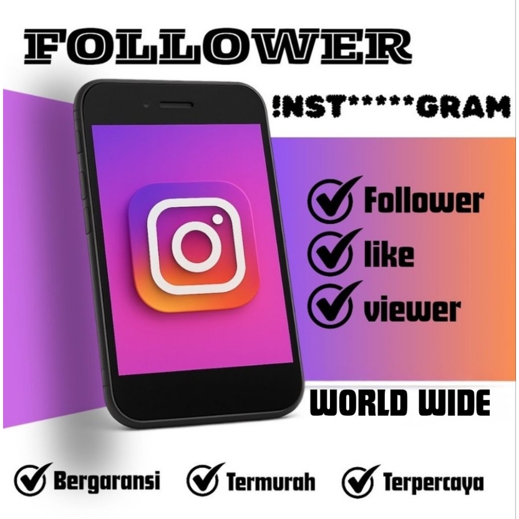 FOLLOWER PERMANEN IG | REAL AKUN WORLD WIDE