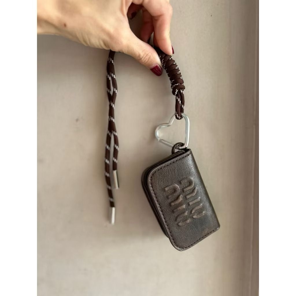 DOMPET MINI MIU LOOKALIKE KULIT PREMIUM / BISA SLEMPANG N GANTUNG TAS / CARD HOLDER WANITA STYLISH