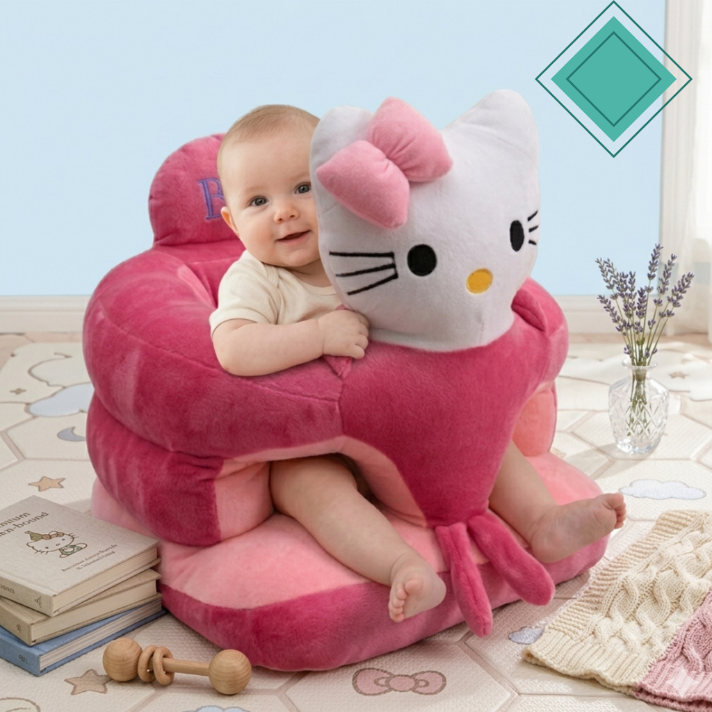 Boneka Sofa Kursi Anak Hello Kitty Bahan Import Aneka Karakter