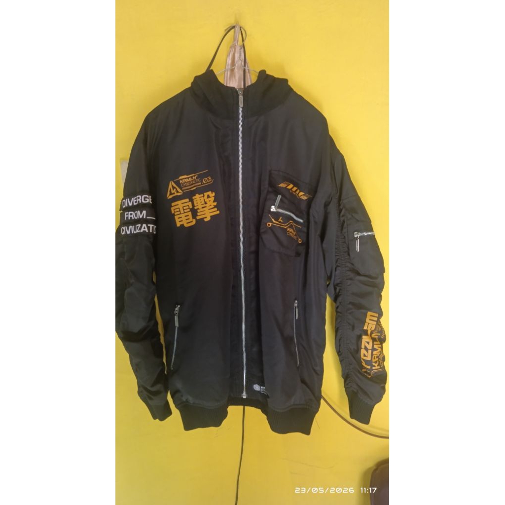 jaket Hoodie Kremlin Bomber second branded