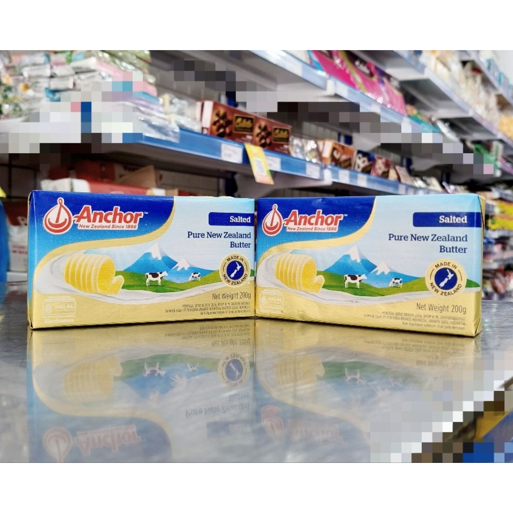 Butter Anchor 200gr/Anchor Salted/Anchor Unsalted/Mentega Anchor