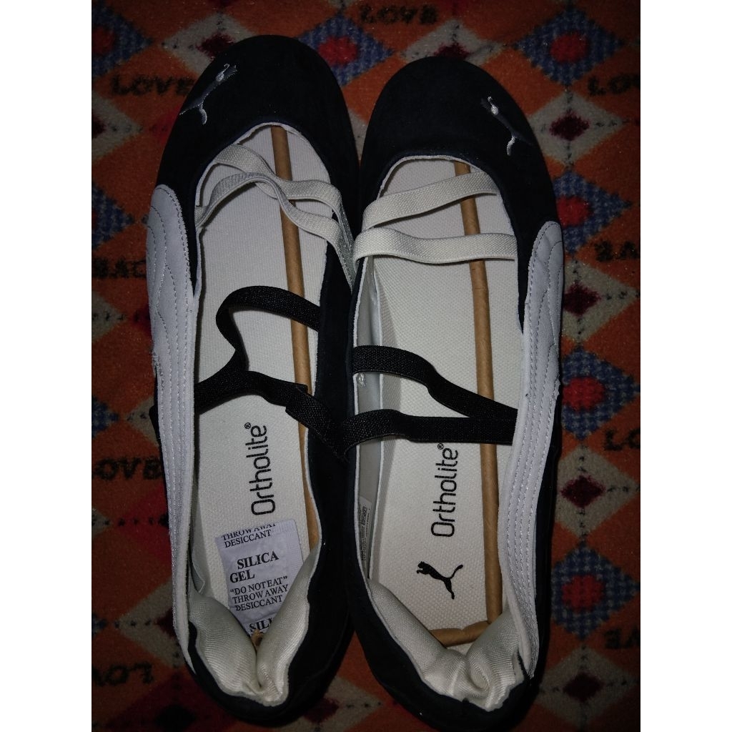 Puma ballet black white
