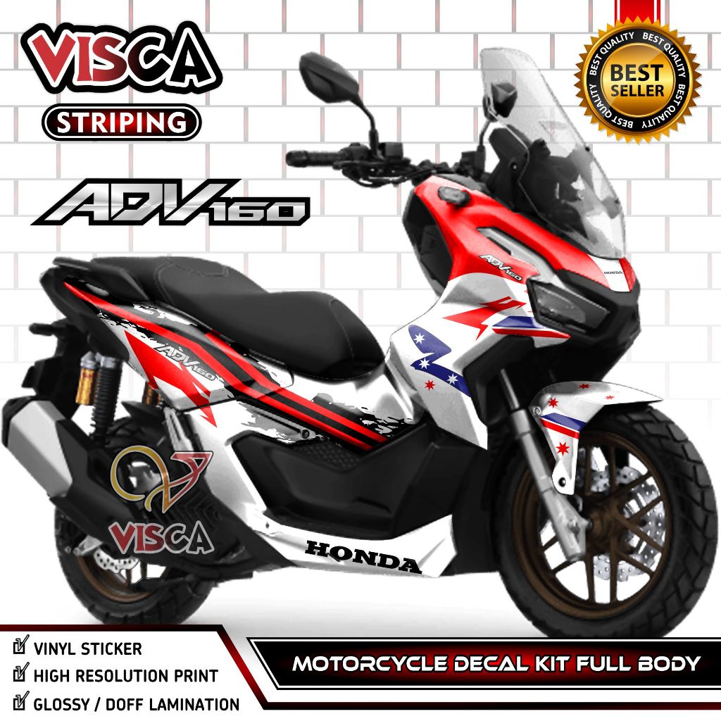 Decal ADV 160 Full Body - Stiker ADV 160 Full Body - Dekal ADV 160 Full Body - Striping ADV 160 Vari