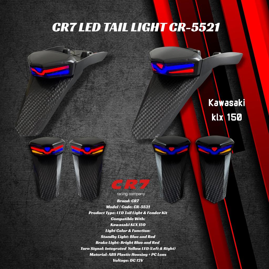 CR7 LED Tail Light CR-5521 Tail Tidy Fender Eliminator Kawasaki KLX 150 Carbon