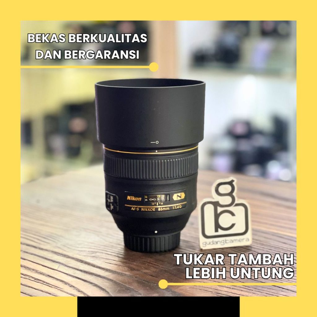 Lensa Nikon AFS 85mm F1.4 Nano - MINT CONDITION - 8485