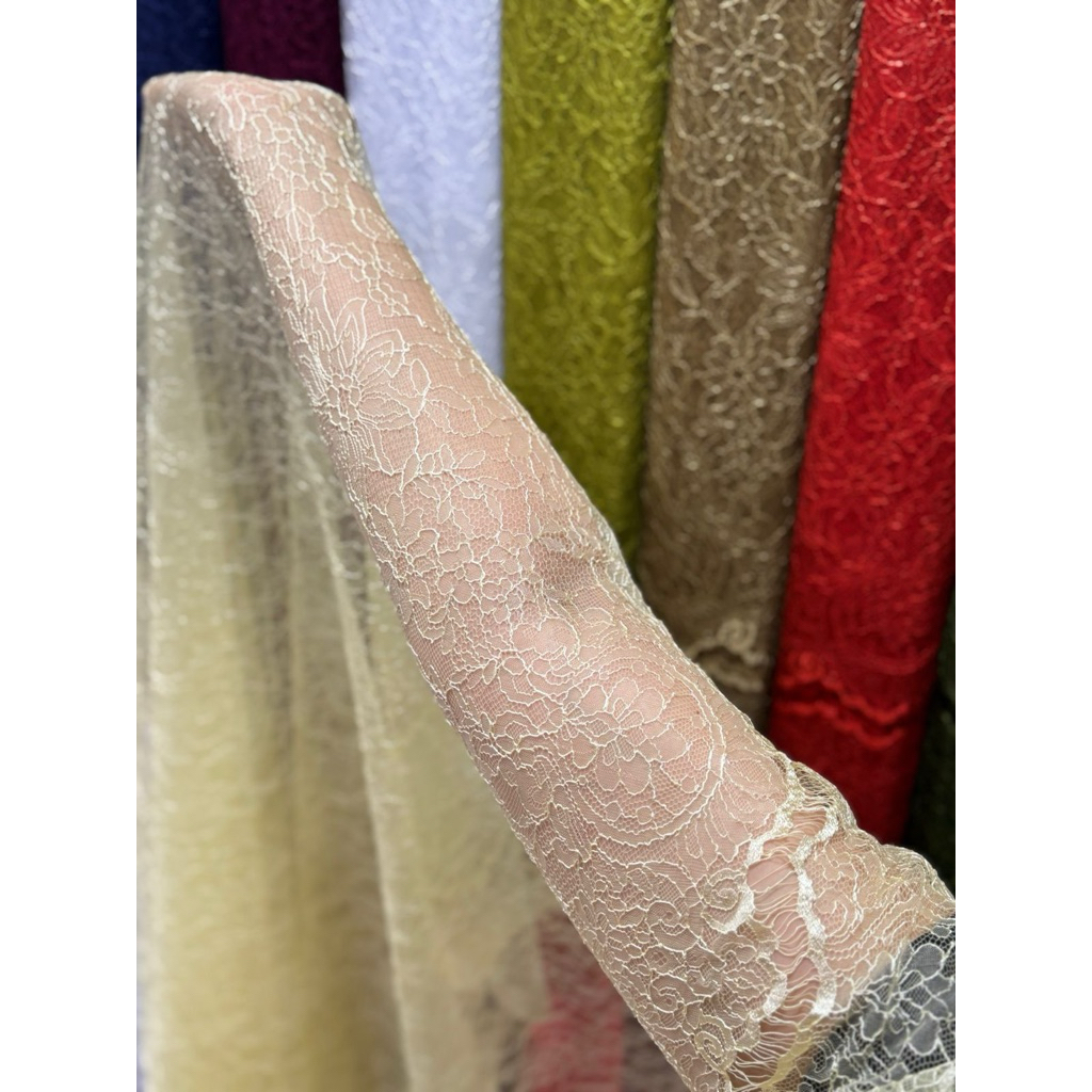 KAIN KEBAYA BROKAT SANTILY METALIC SPARKAIN BROKAT SANTILY SPARKLE