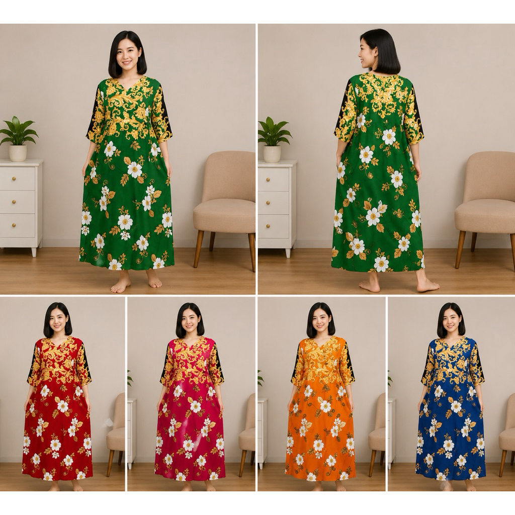 DASTER LONGDRESS GAJAH PUTIH CHIBI T3/4 TALI 4 SELEMPANG / DASTER GAJAH PUTIH / GAJAH PUTIH