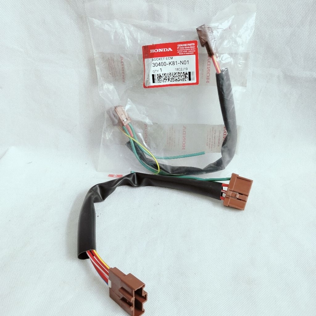 SOCKET SOKET ECM kabel socket ECU ECM k81  motor Honda  beat fi beat  sporty esp (2016-2020)Scoopy f