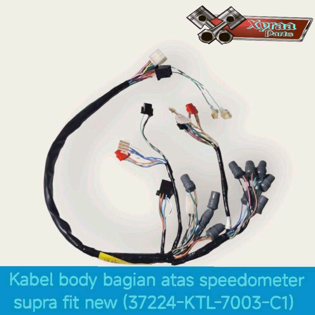 Kabel body Speedometer Supra Fit New 37224-KTL-7003-C1 Kualitas Standar Original Pelindung Elastis d