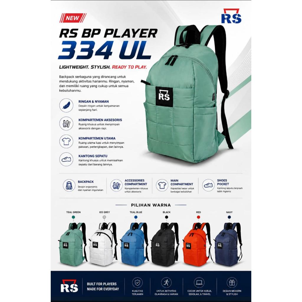 Tas Ransel Badminton Reinforce Speed RS BP Player 334