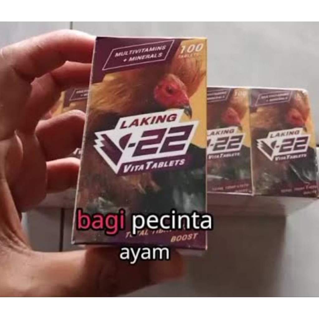V-22 vitamin ayam siapan