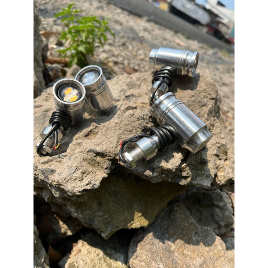 LAMPU RETING RITING LED LAMPU SEIN PALU BULAT LED RETING CNC LAMPU SEIN HONDA CB LED