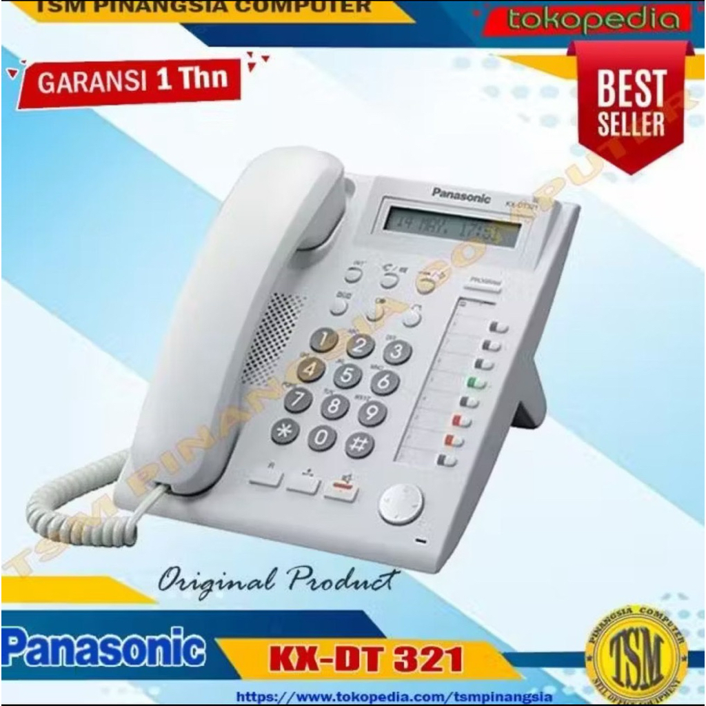 Key Phone Panasonic KX-DT321 Pesawat Telepon Digital KX-DT 321