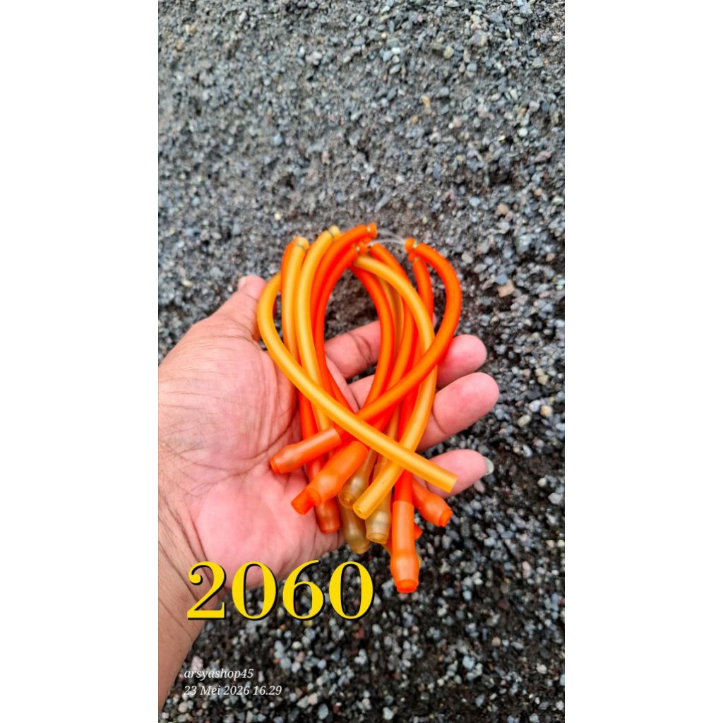 karet ketapel 2060 siap pakai ( kuning/orange )