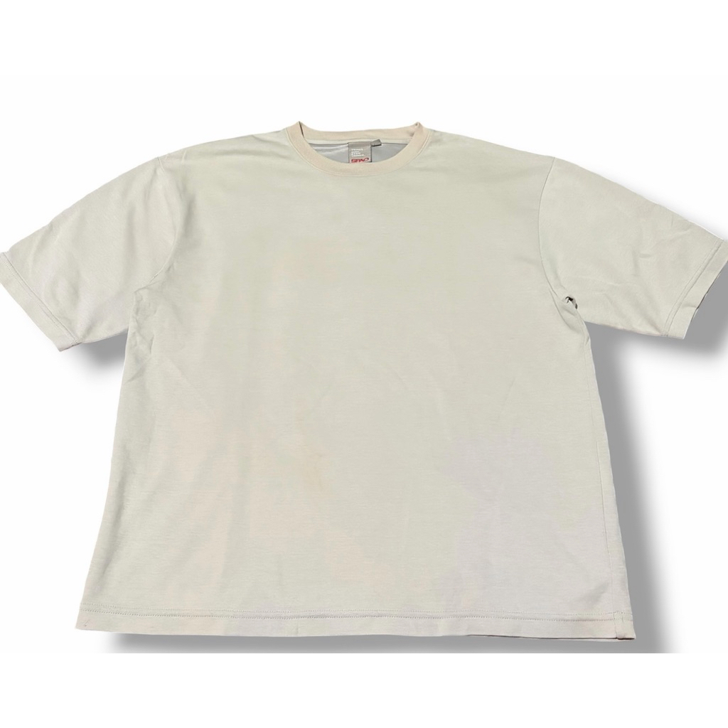 SPAO TRENSIC Kaos Casual Polos Cream Preloved