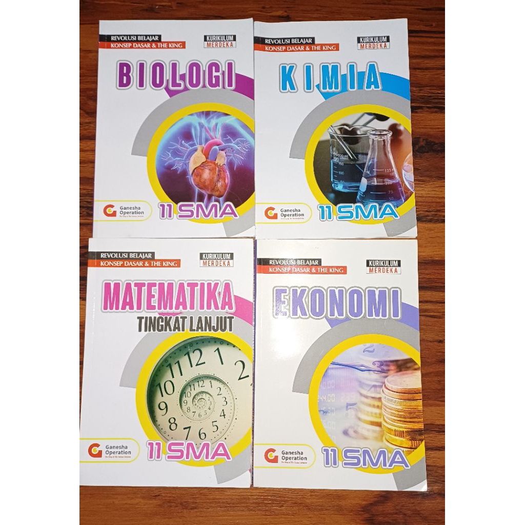 PRELOVED BUKU KELAS 11 SMA KURIKULUM MERDEKA GANESHA OPERATION GO BIOLOGI KIMIA EKONOMI MATEMATIKA T