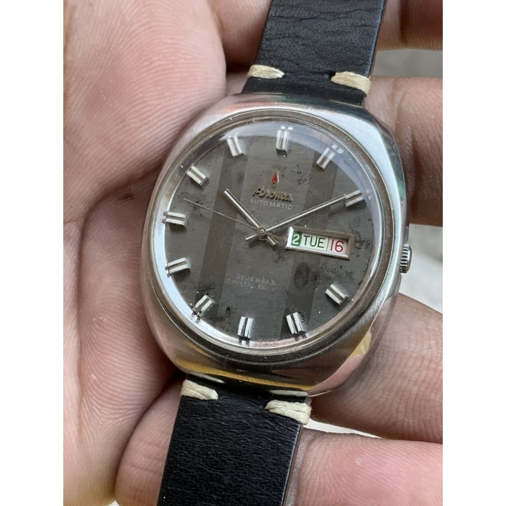 ARLOJI JAM KUNO SWISS : AROMA automatic original