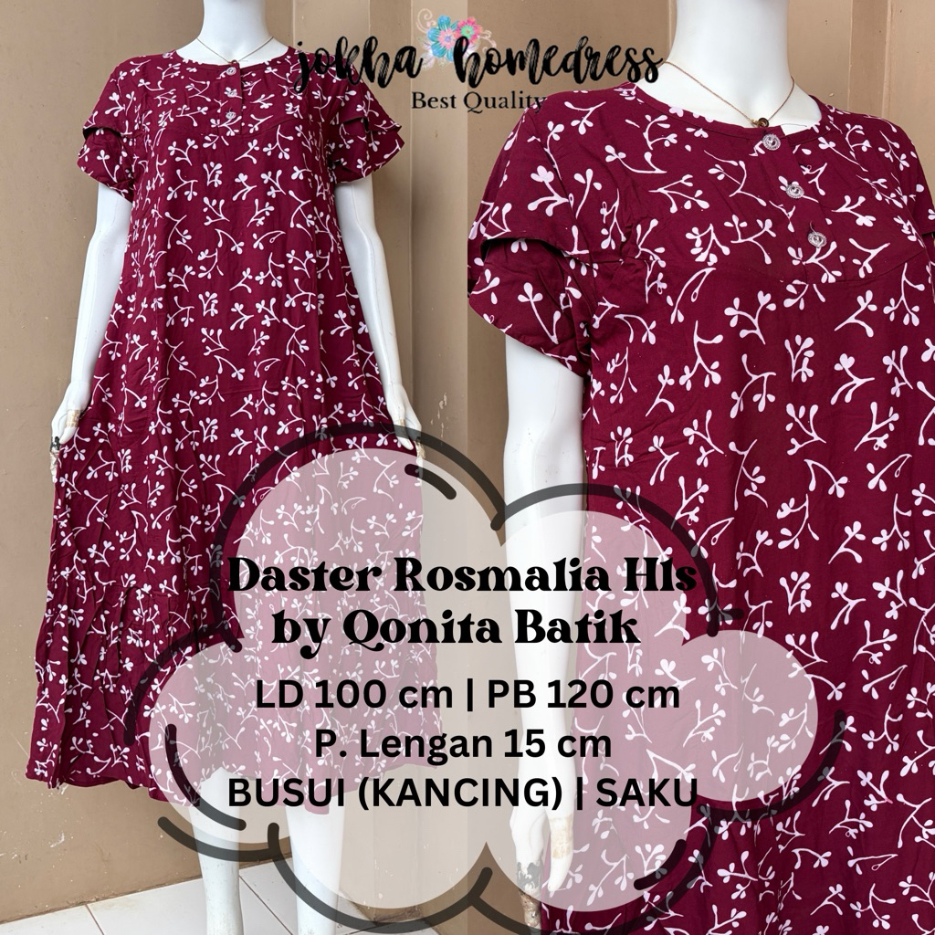 Daster Rosmalia Busui by Qonita Batik Pekalonngan