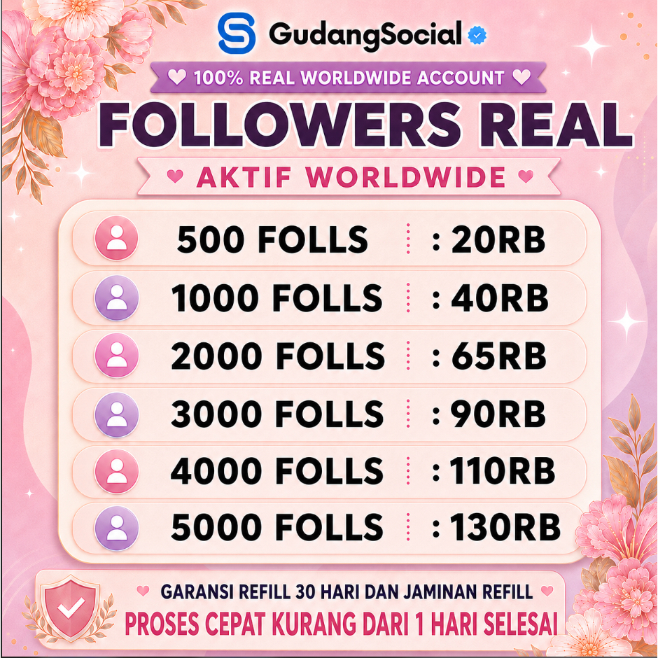 Followers IG Real Worldwide Aktif Mix Bergaransi Proses Cepat Follower Insta