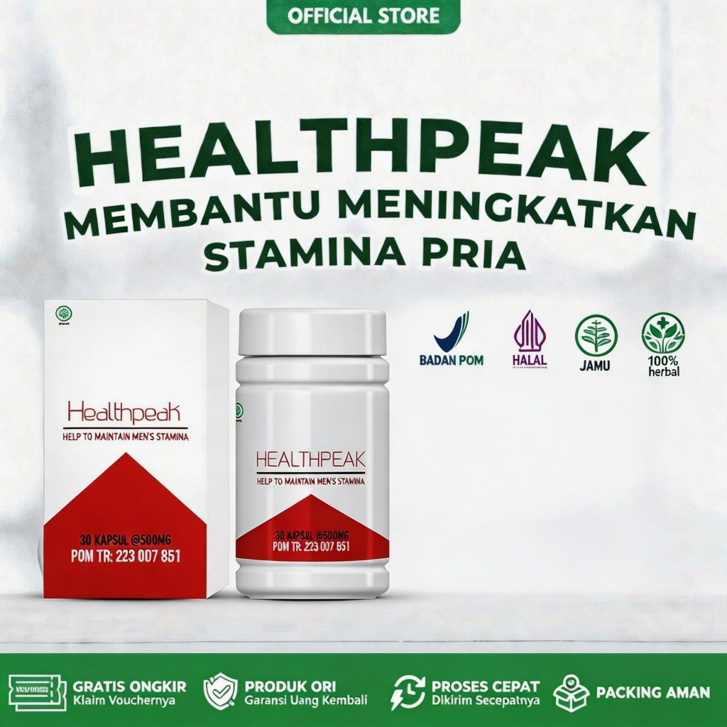 Healthpeak Original Suplemen Kesehatan Stamina Pria Herbal Alami
