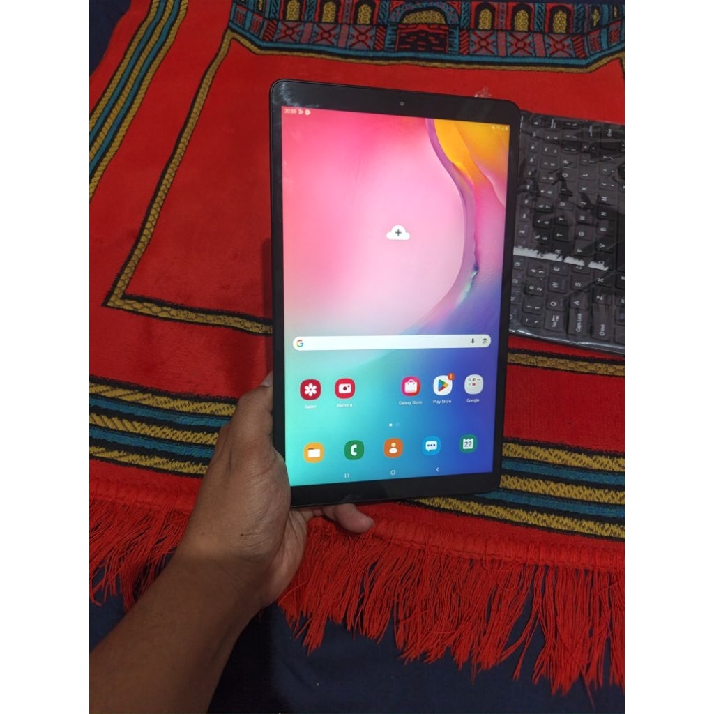 samsung tab A 2020 10in ram 3/32gb T515 T-515 grnsi resmi indonesia bonus keyboard tablet bekas mura