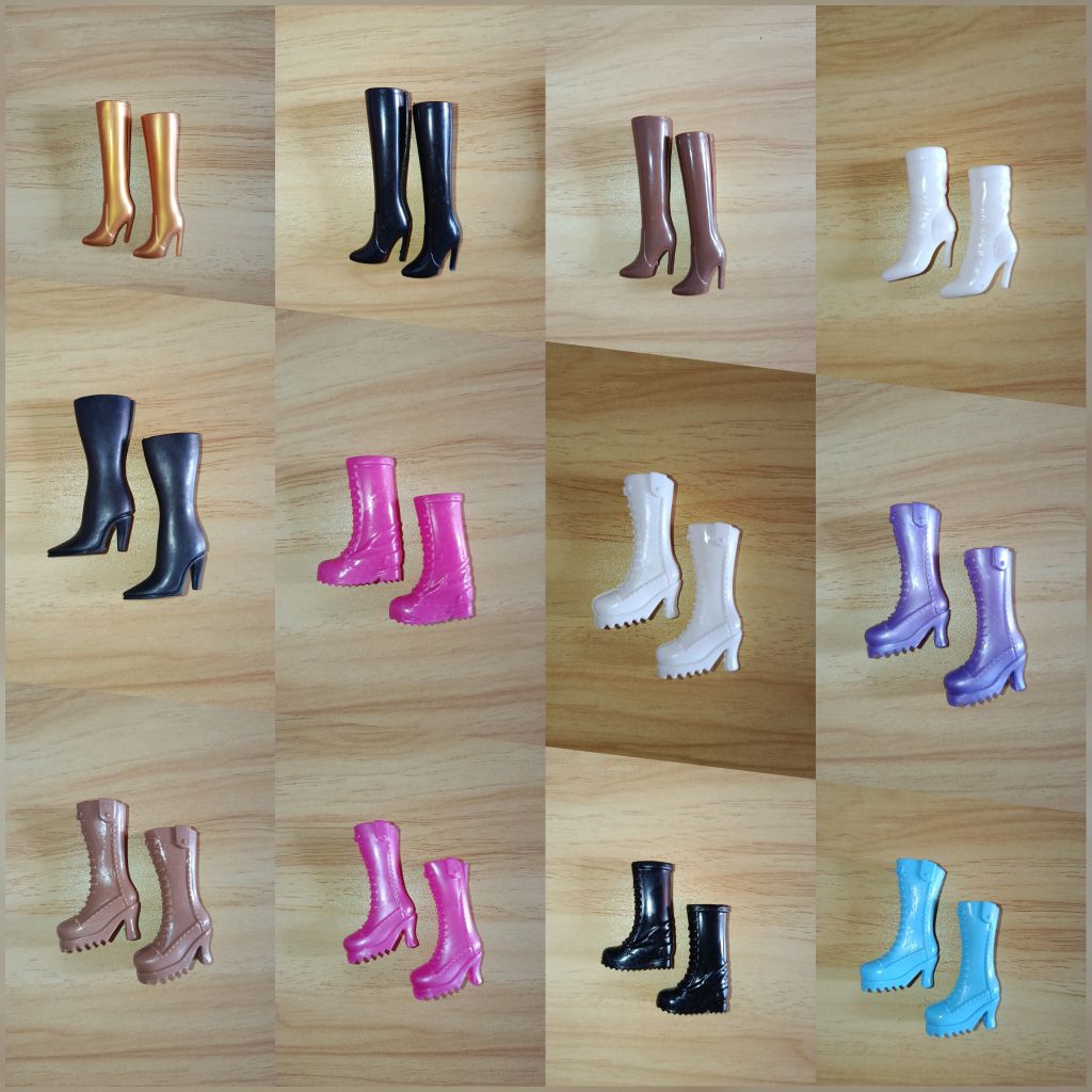 Sepatu Boots Barbie (kaki jinjit)