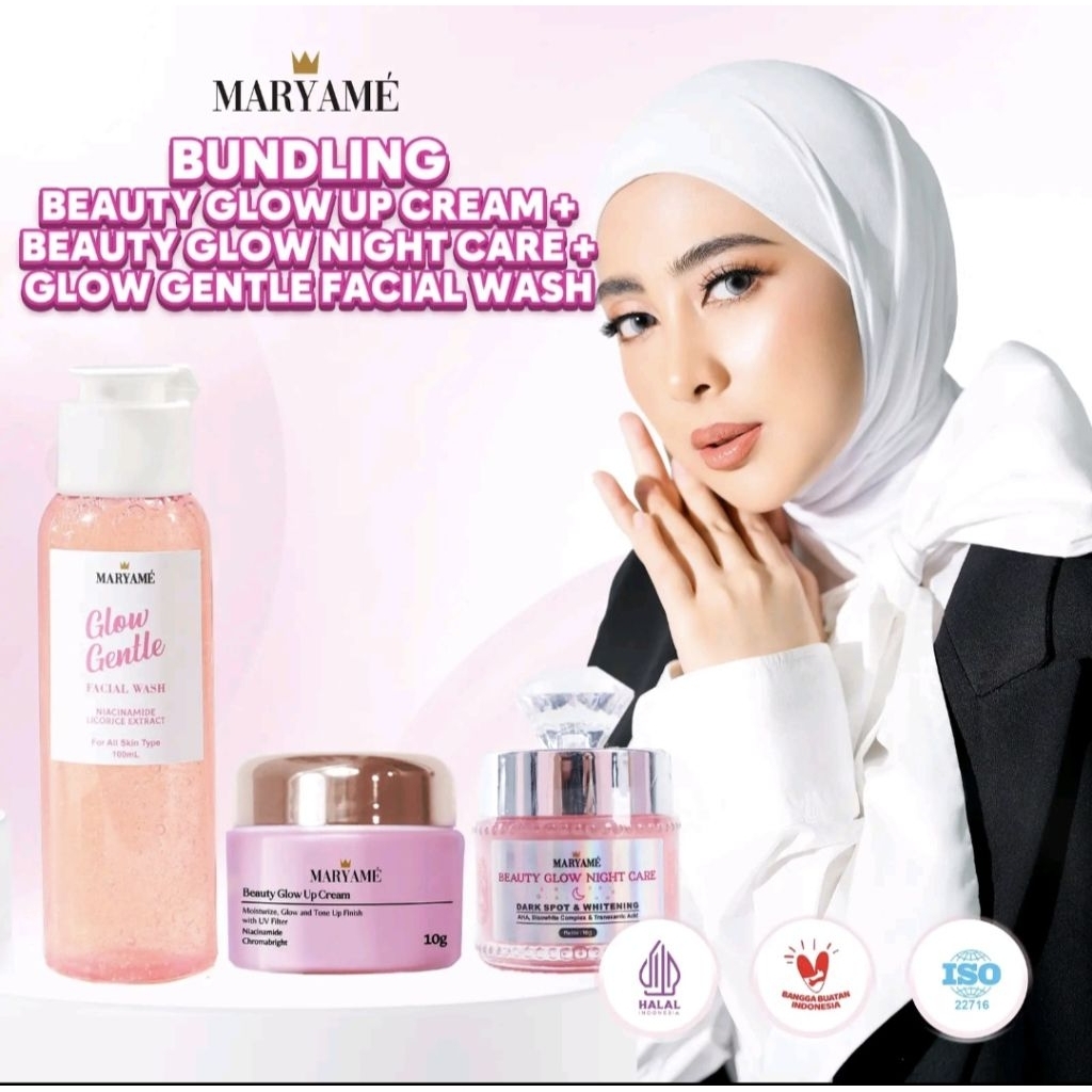 Maryame Beauty Glow Up Crem Cream Maryame Beautee Original