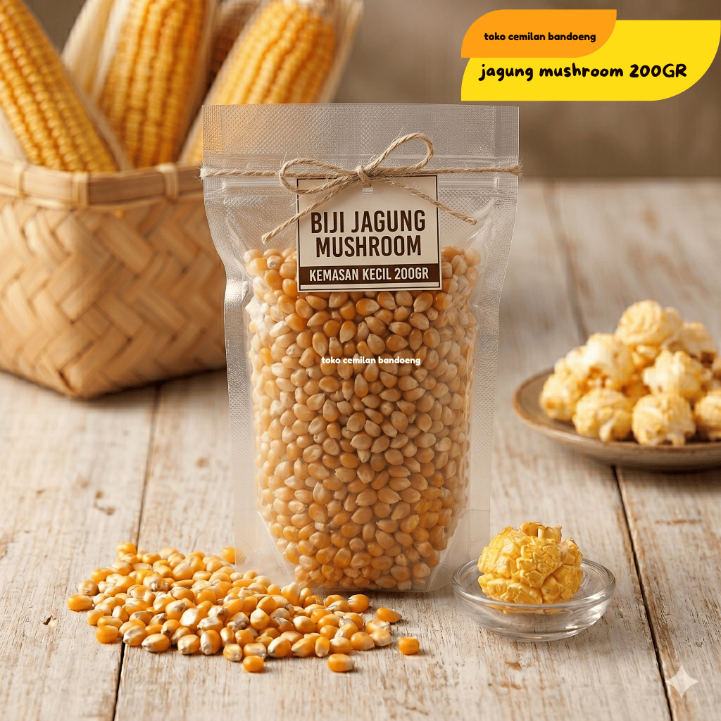 Jagung popcorn mushroom 200gr