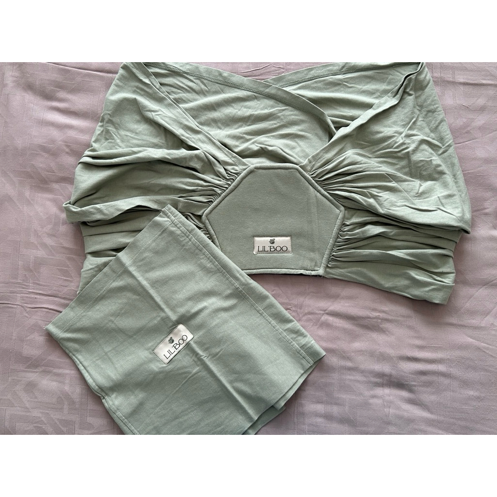 PRELOVED - Gendongan MShape Lil Boo Size L - stretchy wrap