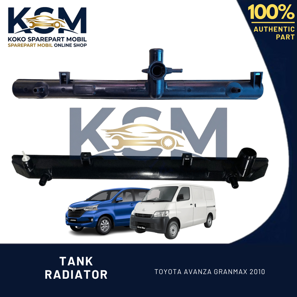 Upper / Lower Tank Radiator Avanza Granmax 1.5cc Tipis 2009 (K-6502-6558)