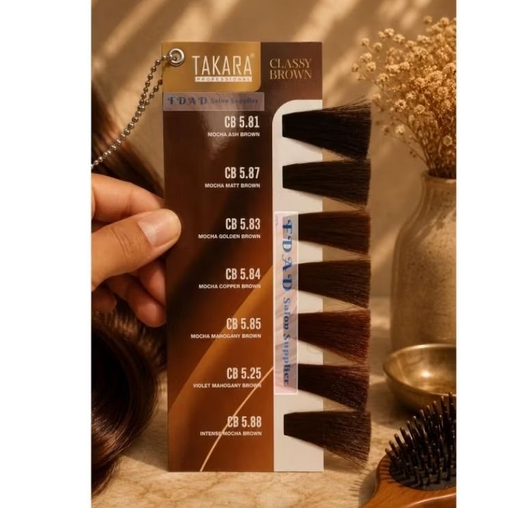 MATRIX WonderBrown = TAKARA ClassyBrown cat rambut