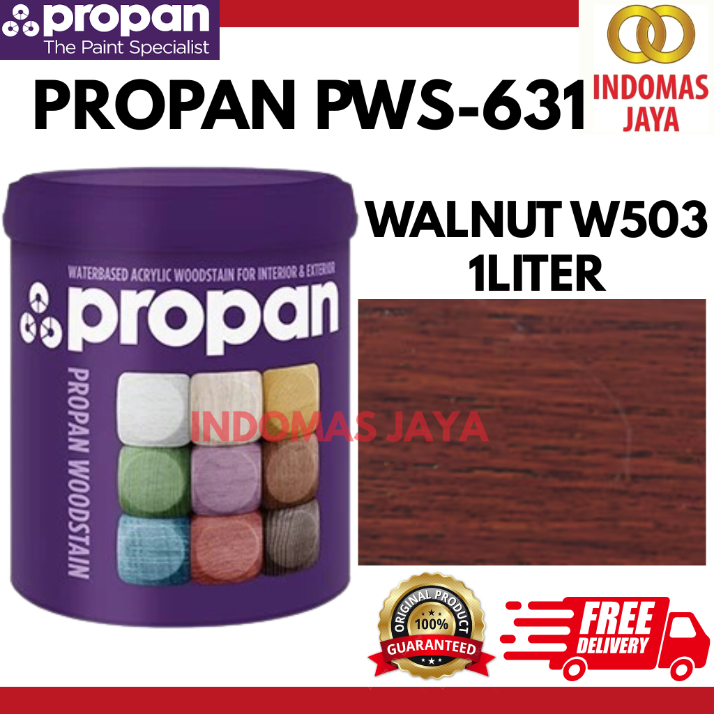 PROPAN CAT POLITUR AIR / PLITUR WOODSTAIN PWS-631 WALNUT W503 1 LITER