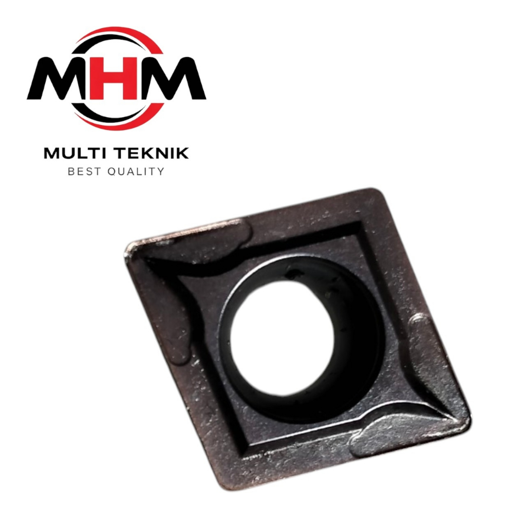 Insert Bubut CCMT 120404 Bangnide Carbide Insert Mata Bubut CNC Finishing Stainless Baja Besi