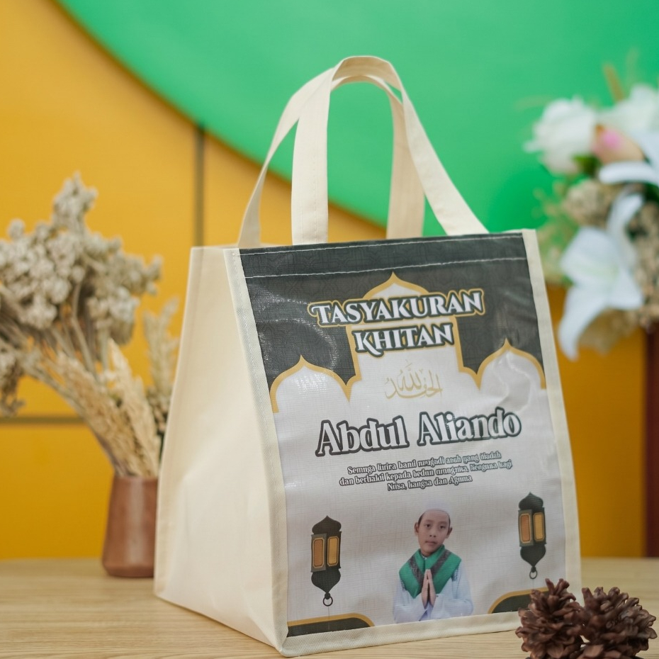 Tas Aqiqah Tas Hantaran Nasi Souvenir Aqiqah Tas Berkat Tas Kardus Ukuran 22