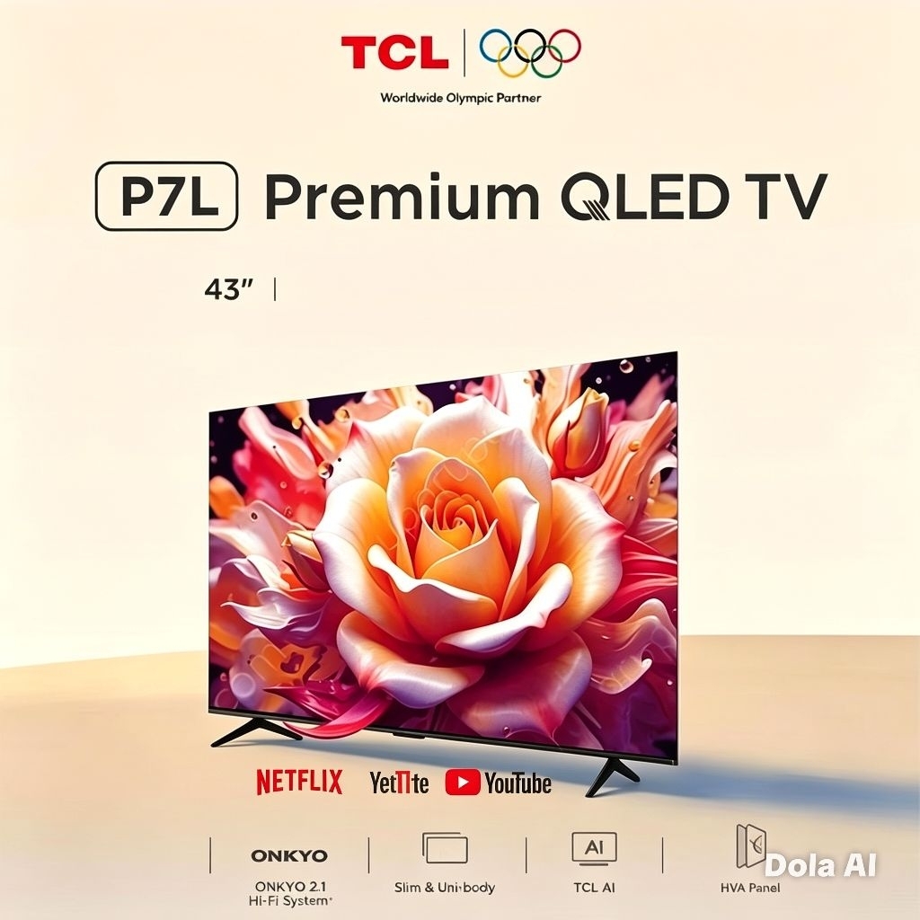 TCL Tv Android 43 Inci Qled 43P7L