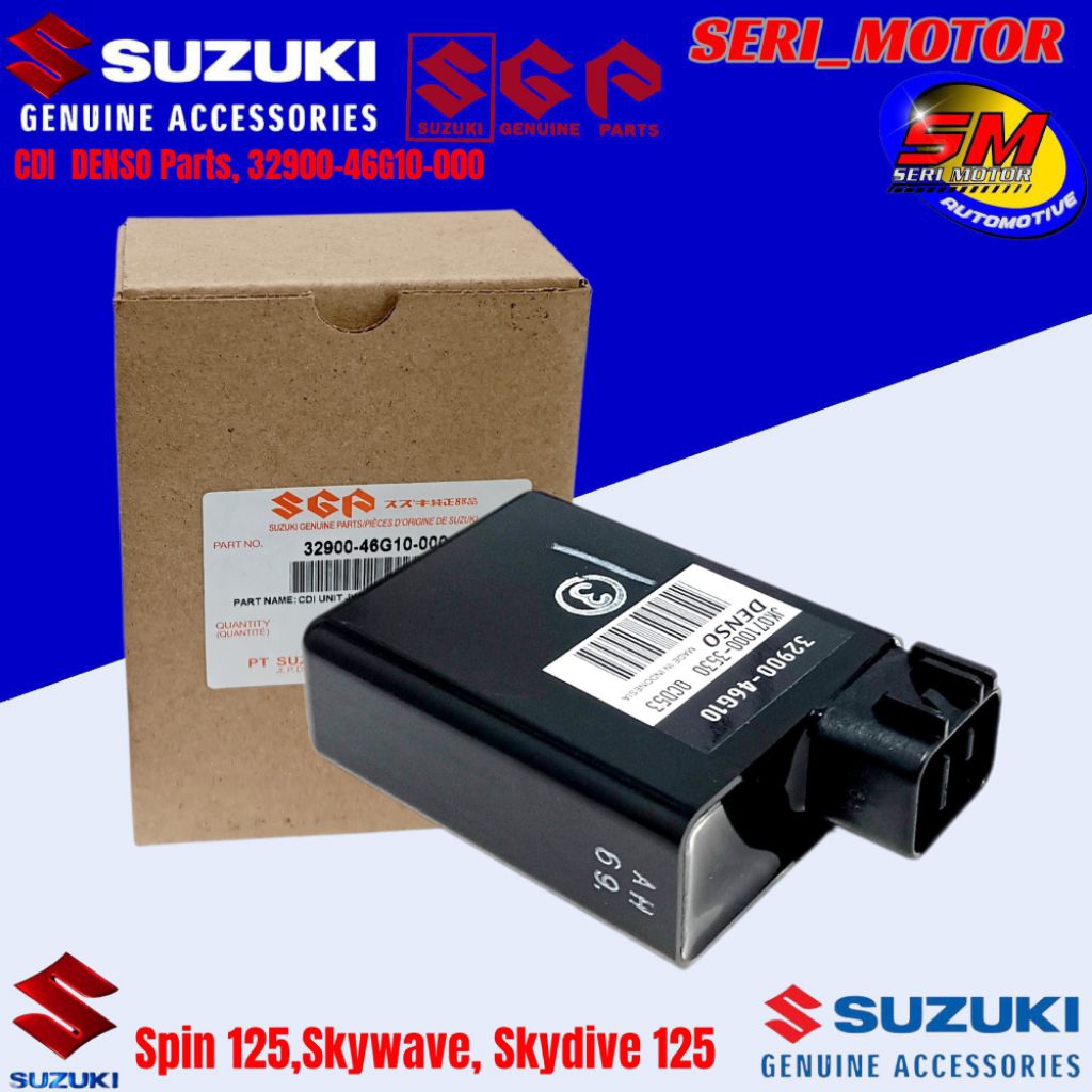 CDI Unit Denso Motor Spin, Skydive,Skywave,Original Sgp 32900-46G10-000