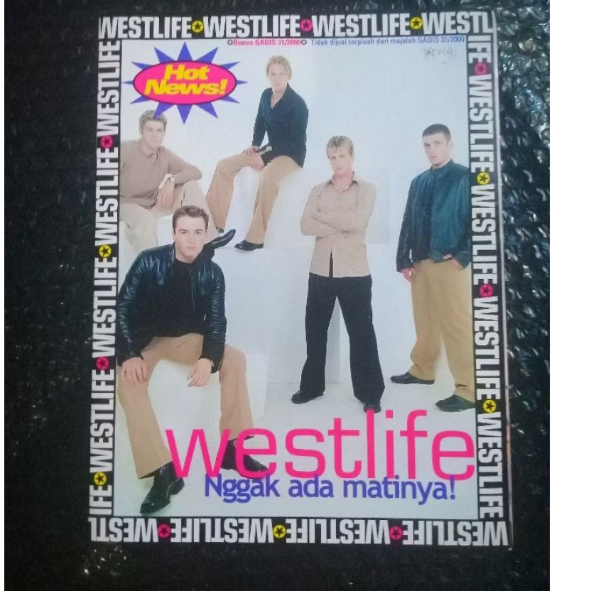 Majalah Hot News Khusus Westlife (Bonus Poster)